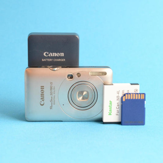 Canon PowerShot SD780 IS Digital Camera | 12.1MP | Tested & Working | Silver