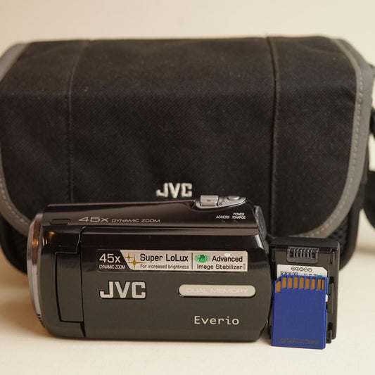 JVC Everio GZ-MS230BU Camcorder | SD Video | Tested & Working | Black