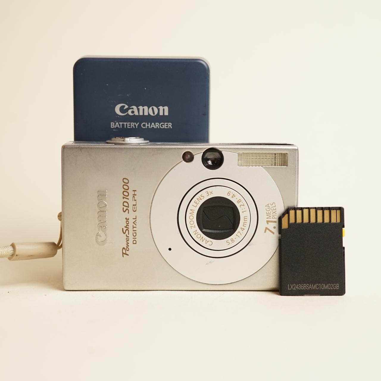 Canon PowerShot SD1000 Digital Camera | 7.1MP | Tested & Working | Silver