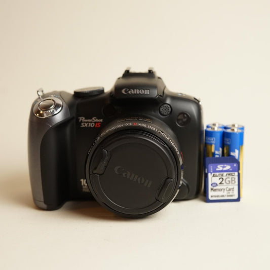 Canon PowerShot SX10 IS Digital Camera | 10MP | Tested & Working | Black