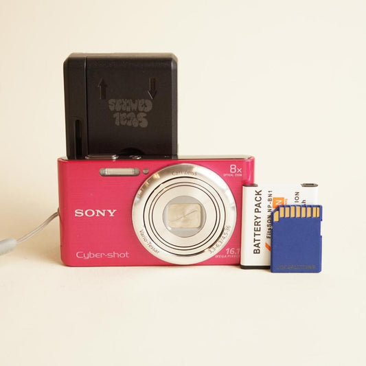 Sony Cyber-shot DSC-W730 Digital Camera | 16.1MP | Tested & Working | Pink