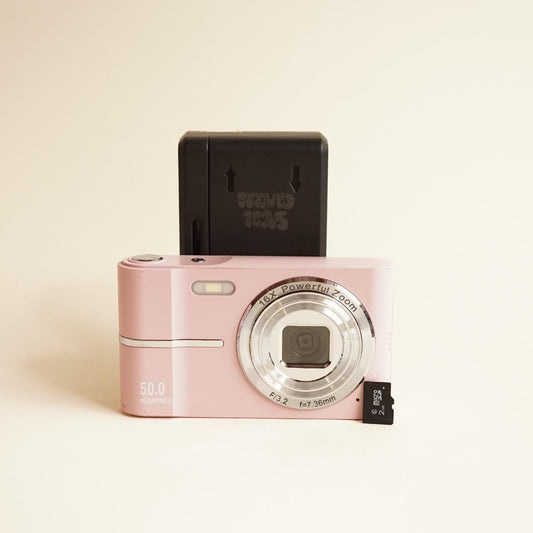"50MP" Digital Camera | Tested & Working | Pink
