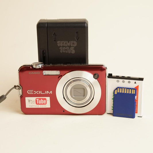 Casio Exilim EX-S10 Digital Camera | 10.1MP | Tested & Working | Red