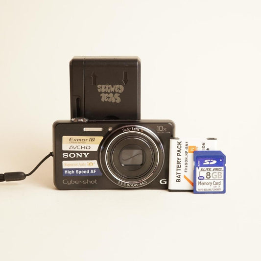 Sony Cyber-shot DSC-WX100 Digital Camera | 18.2MP | Tested & Working | Black