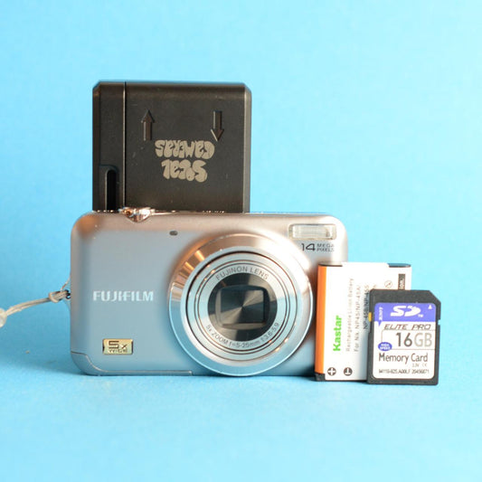 Fujifilm FinePix JX250 Digital Camera | 14MP | Tested & Working | Silver