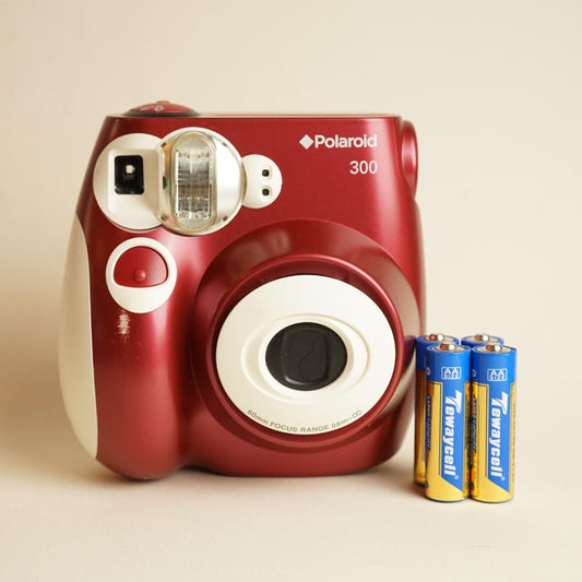 Polaroid 300 Instant Camera | Tested & Working | Red