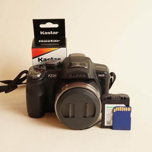Panasonic Lumix DMC-FZ35 Digital Camera | 12MP | Tested & Working | Black