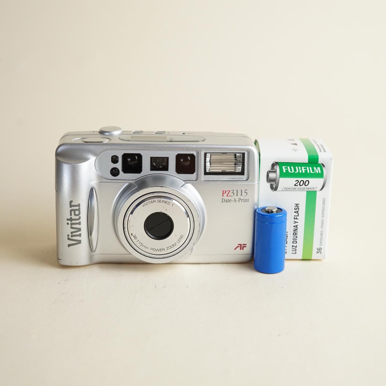 Vivitar PZ3115 | 35mm Film Camera | Tested & Working | Silver