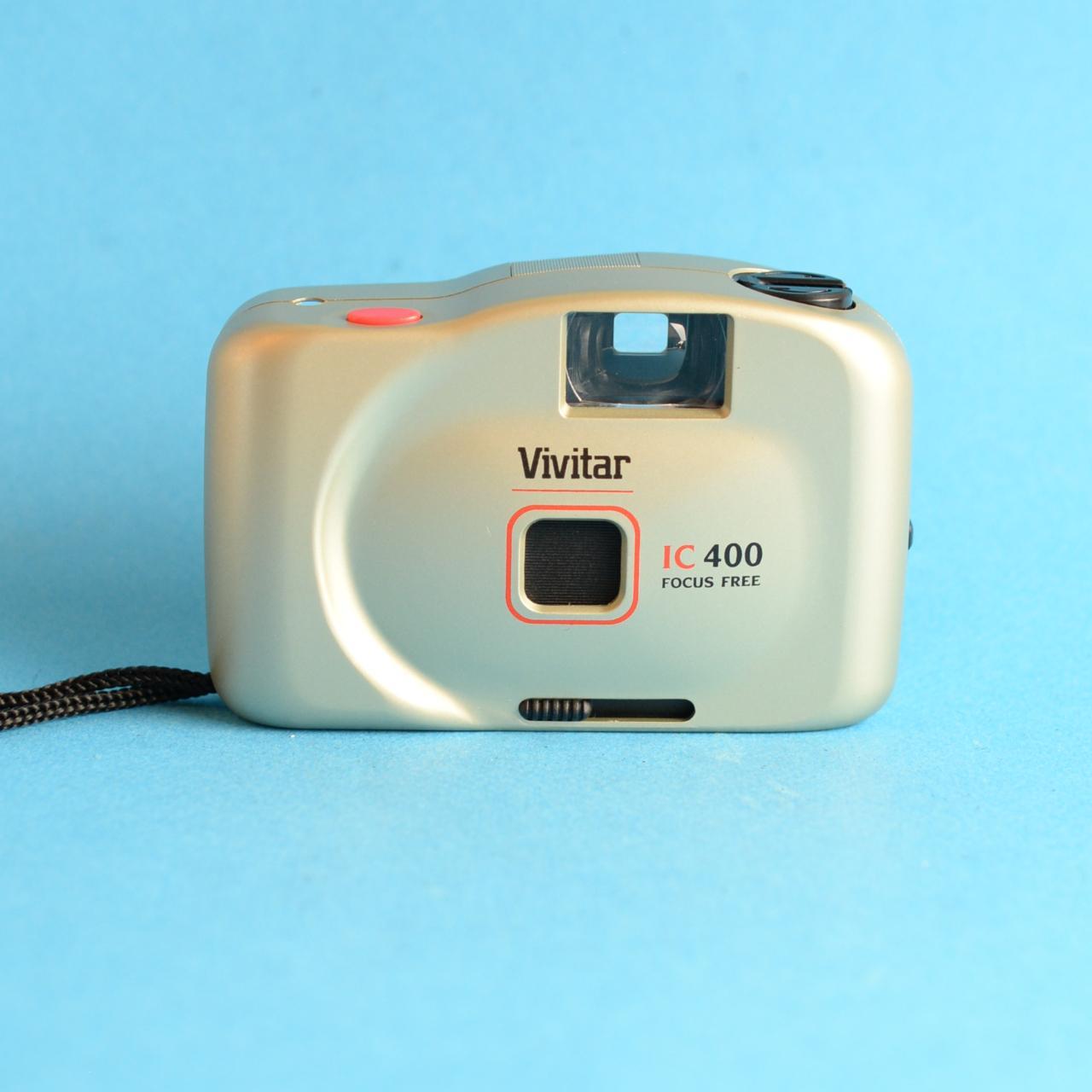 Vivitar IC 400 35mm Film Camera | Point and Shoot | Tested & Working | Gold