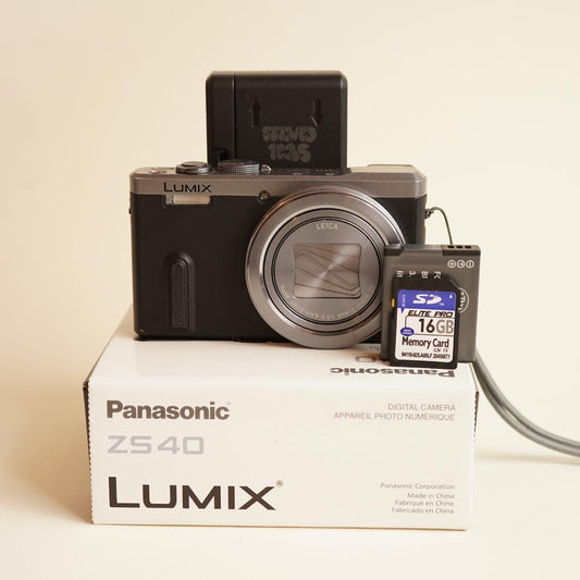 Panasonic Lumix DMC-ZS40 Digital Camera | 18.1MP | Tested & Working | Black