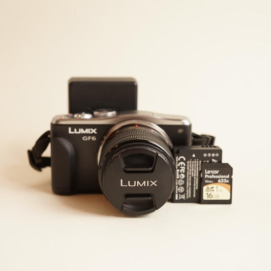 Panasonic Lumix GF6 Digital Camera | 16MP | Tested & Working | Black