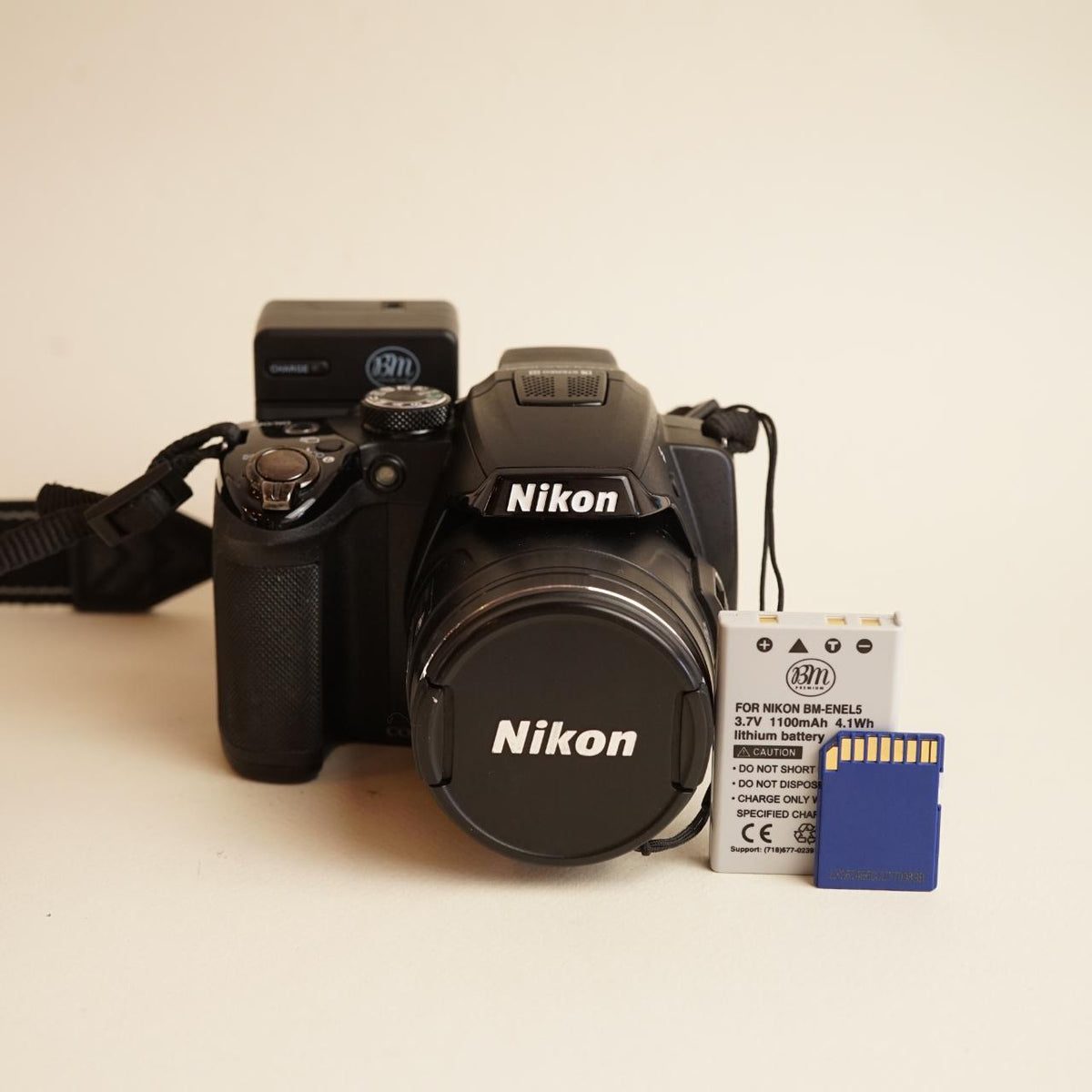 Nikon Coolpix P500 Digital Camera | 12.1MP | Tested & Working | Black
