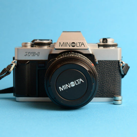 Minolta XG-1 Film Camera | 35mm SLR | Tested & Working | Black & Silver