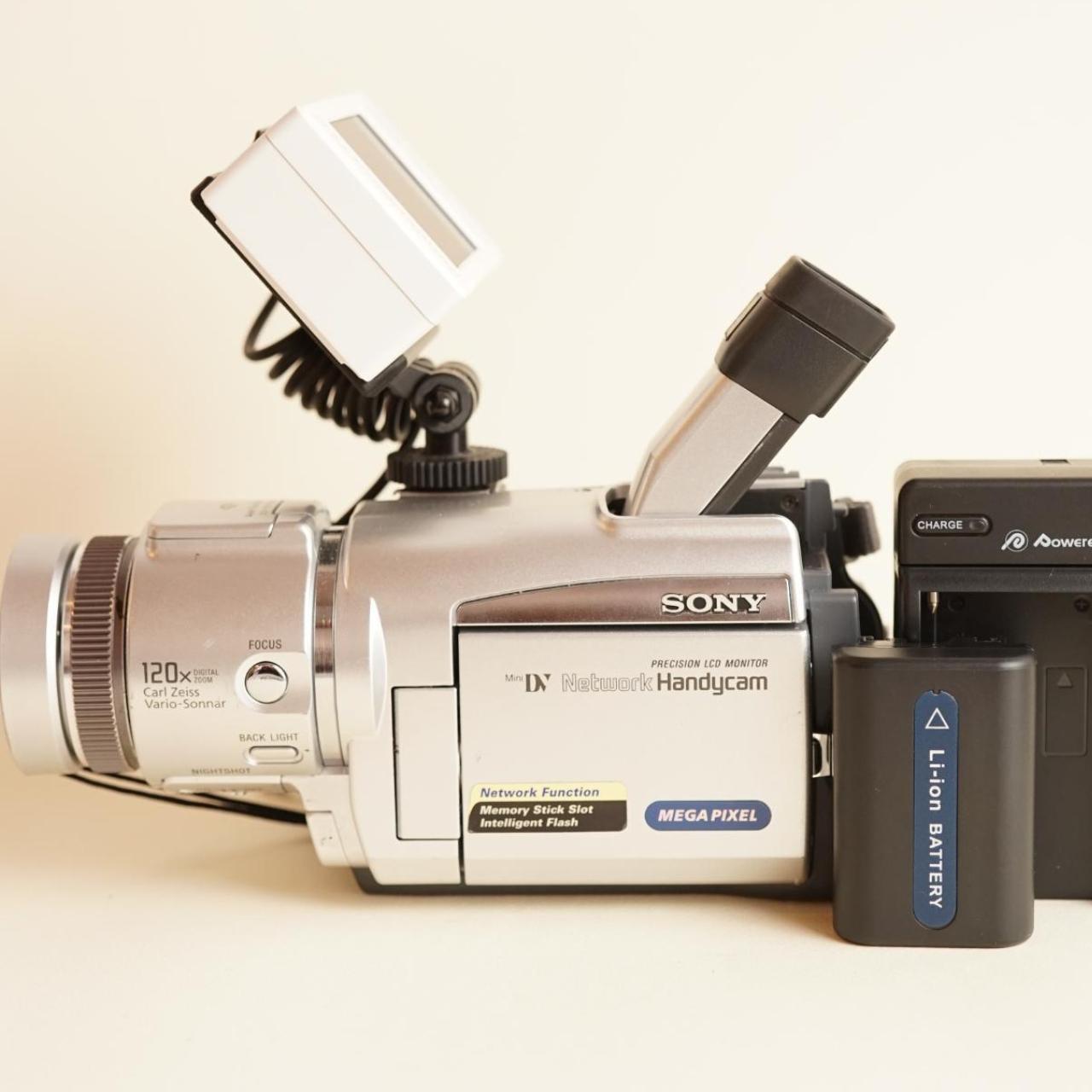 Sony DCR-TRV70 Mini DV Camcorder with Tapeless Setup | Tested & Working | Silver & Grey