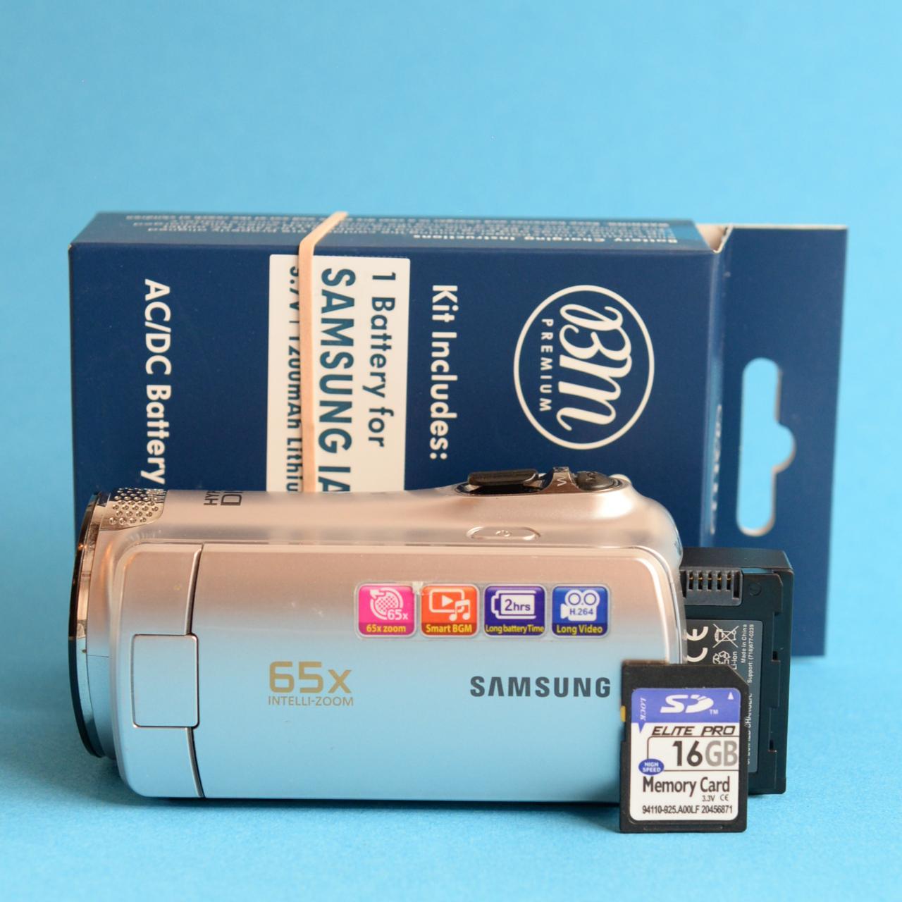 Samsung SMX-F50SN Digital Camcorder | Tested & Working | Silver