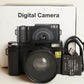 27K Digital Camera with Selfie Screen | "48"MP | Tested & Working | Black