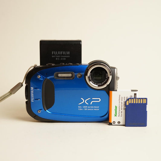 Fujifilm FinePix XP60 Digital Camera | 16.4MP | Tested & Working | Blue