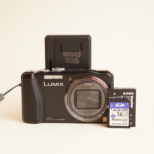 Panasonic Lumix DMC-TZ30 Digital Camera | 14.1MP | Tested & Working | Black