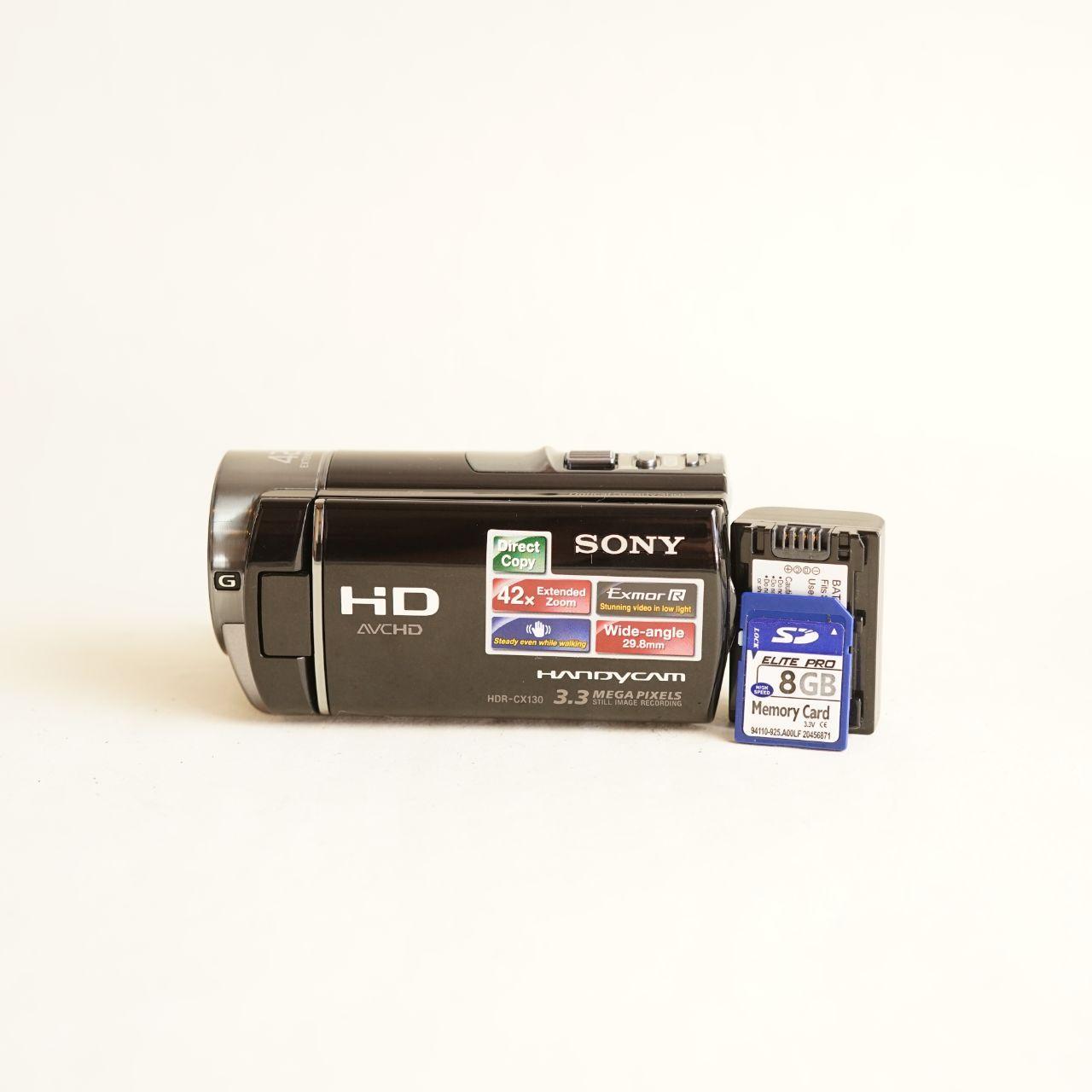 Sony Handycam HDR-CX130 Digital Camcorder | Tested & Working | Black