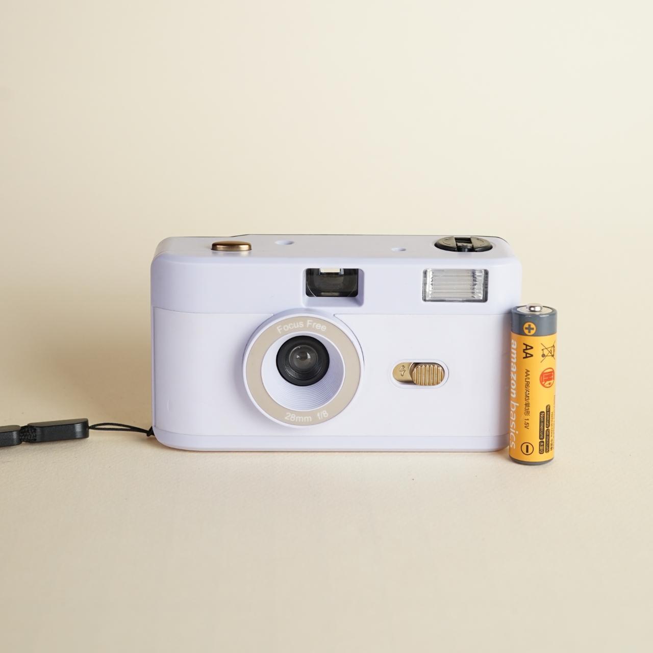 Heyday Focus Free | 35mm Film Camera | Point and Shoot | Tested & Working | Soft Purple