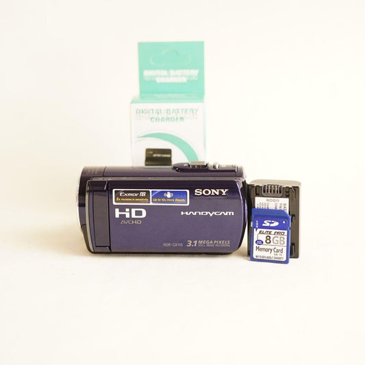 Sony Handycam HDR-CX110 Digital Camcorder | Tested & Working | Blue