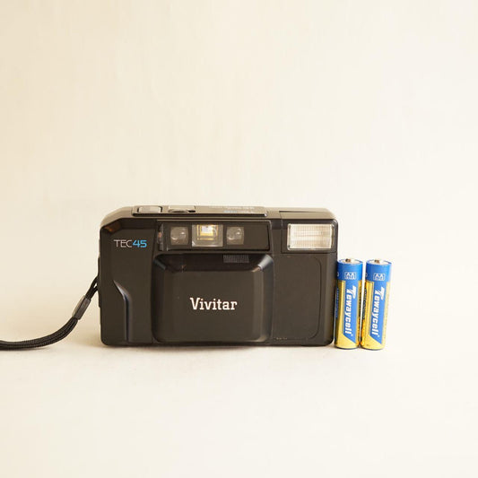 Vivitar TEC45 Film Camera | 35mm Point & Shoot | Tested & Working | Black
