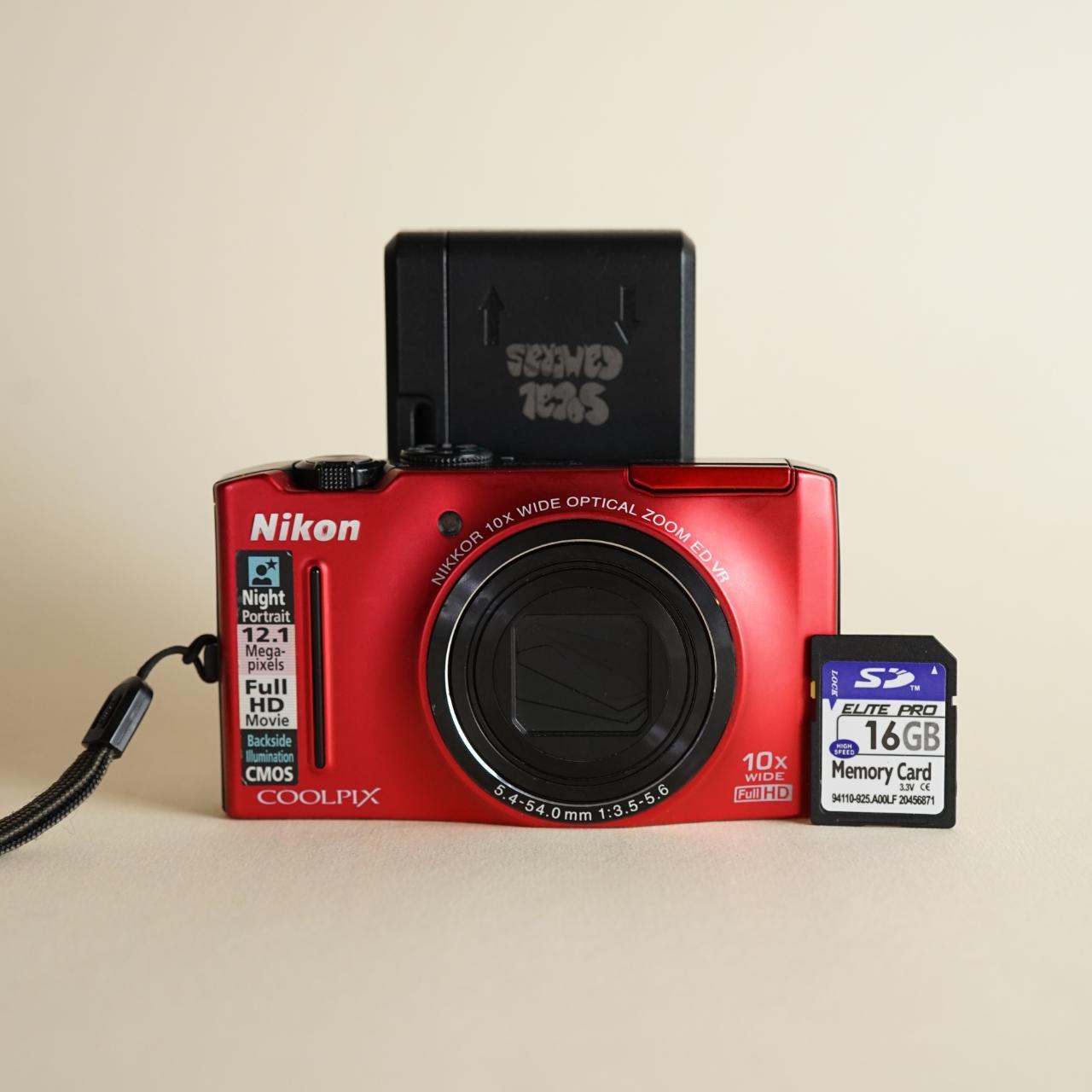 Nikon Coolpix S8100 | 12.1MP Digital Camera | Test & Working | Red