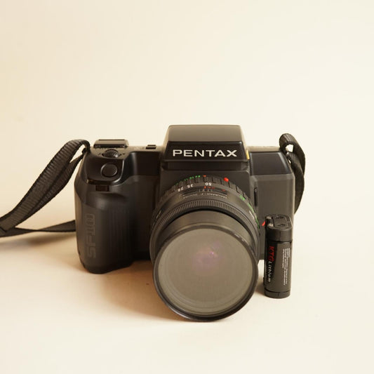 Pentax SF10 Film Camera | 35mm SLR | Tested & Working | Black