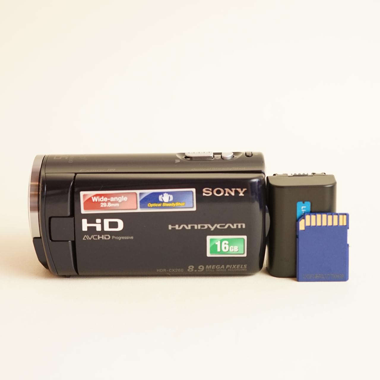 Sony Handycam HDR-CX260 Camcorder | HD Video | Tested & Working | Blue