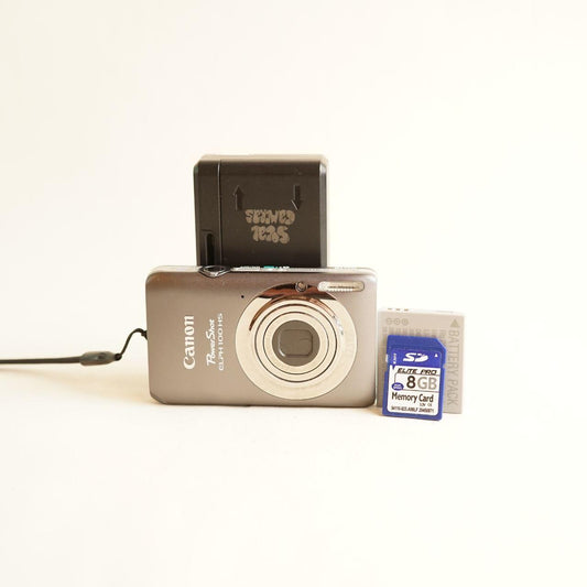 Canon PowerShot ELPH 100 HS Digital Camera | 12.1MP | Read Description | Grey