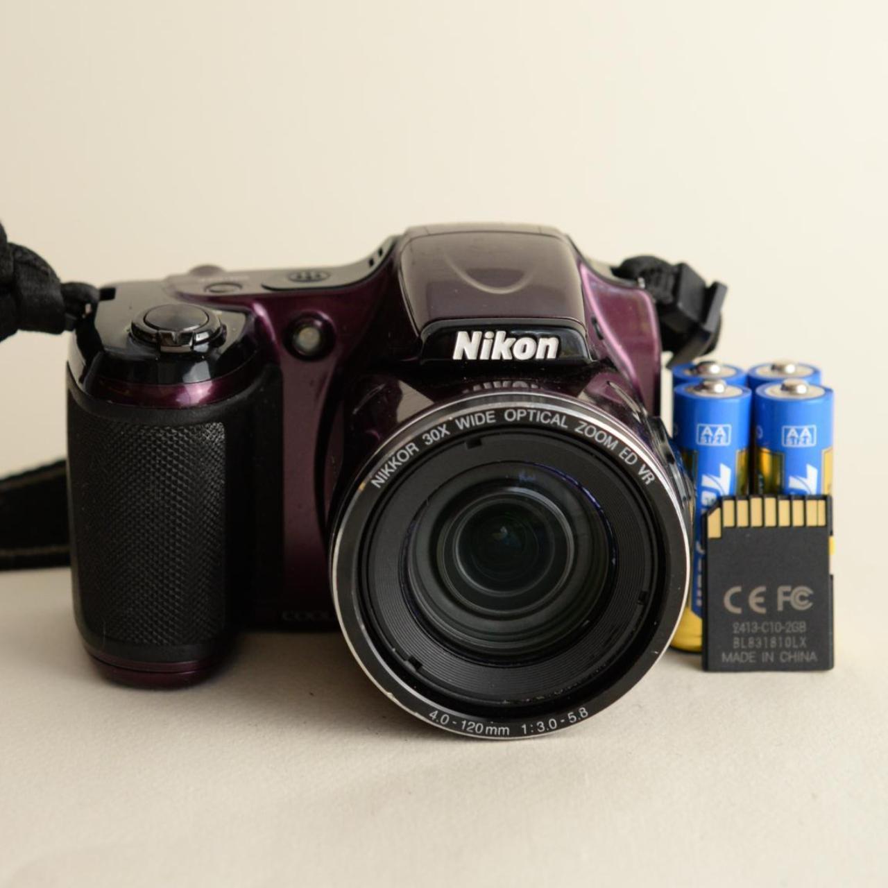 Nikon Coolpix L820 | 16MP Digital camera w/ XD Card | Purple