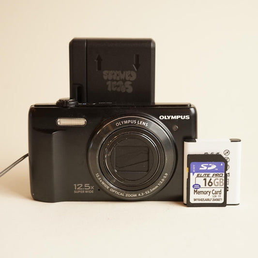 Olympus VR-370 Digital Camera | 16.0MP | Tested & Working | Black