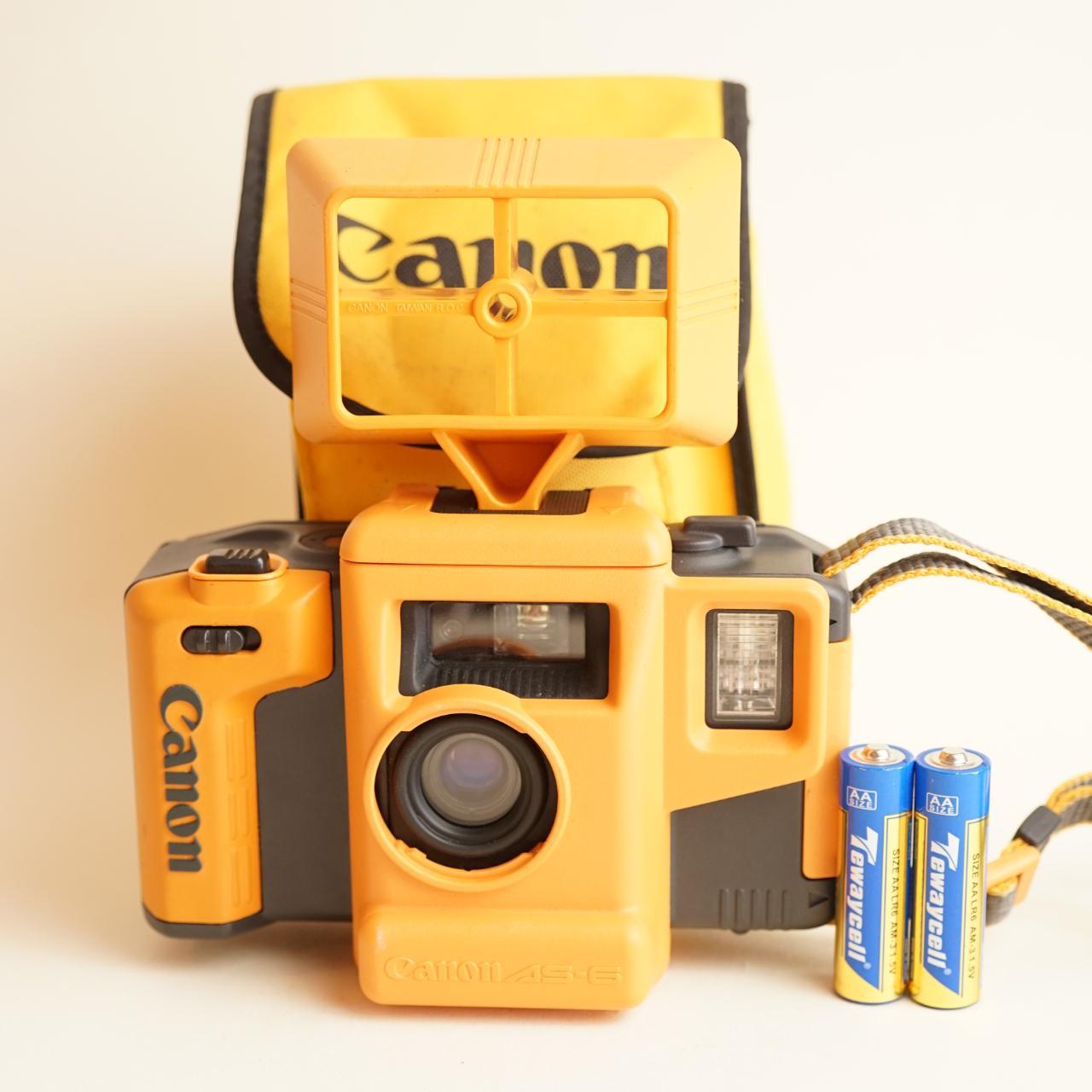 Canon AS-6 Aqua Snappy Film Camera | 35mm Waterproof | Tested & Working | Yellow