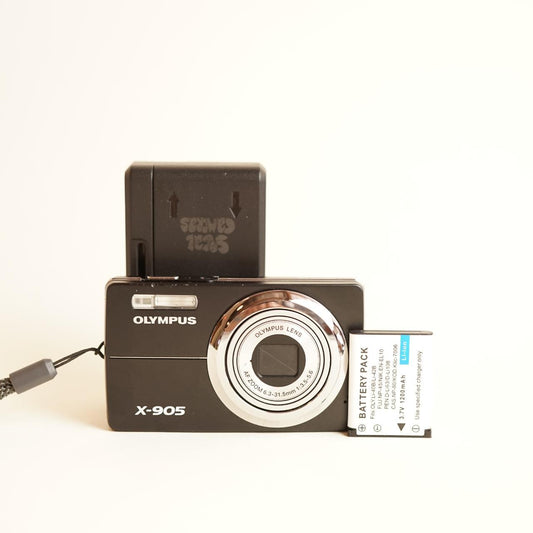 Olympus X-905 Digital Camera | 12MP | Tested & Working | Black