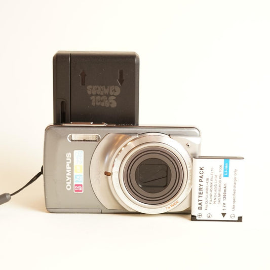Olympus Stylus-7010 Digital Camera | 12MP | Tested & Working | Grey