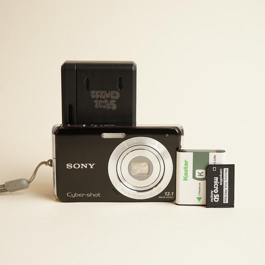 Sony Cyber-shot DSC-W190 Digital Camera | 12.1MP | Tested & Working | Black