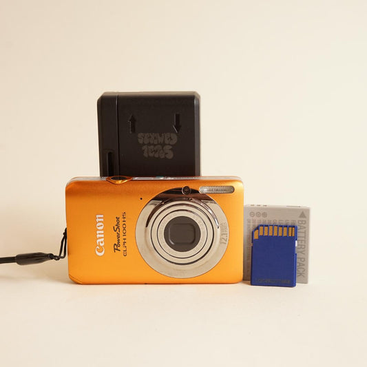 Canon PowerShot ELPH 100 HS Digital Camera | 12.1MP | Tested & Working | Orange