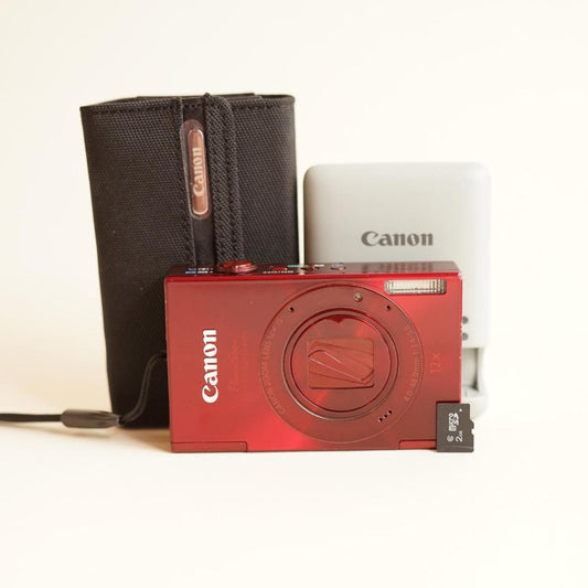 Canon PowerShot ELPH 520 HS Digital Camera | 10.1MP | Tested & Working | Red