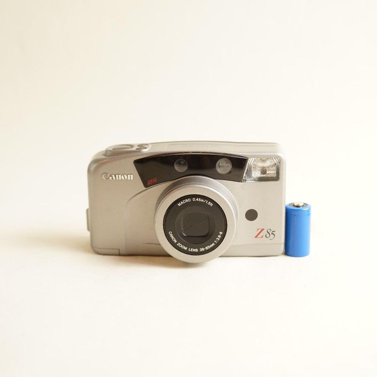 Canon Sure Shot Z85 Film Camera | 35mm Point & Shoot | Tested & Working | Silver