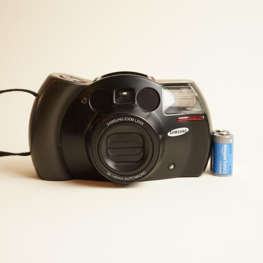 Samsung ECX 1 Film Camera | 35mm Point & Shoot | Tested & Working | Black
