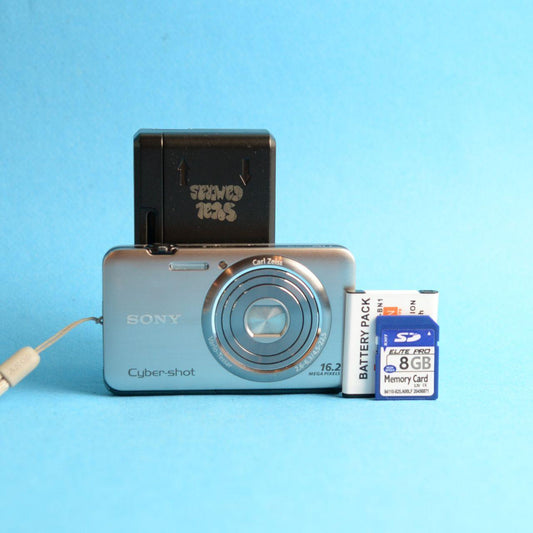Sony Cyber-shot DSC-WX9 Digital Camera | 16.2MP | Tested & Working | Silver