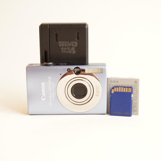 Canon PowerShot SD1100 IS Digital Camera | 8.0MP | Tested & Working | Blue