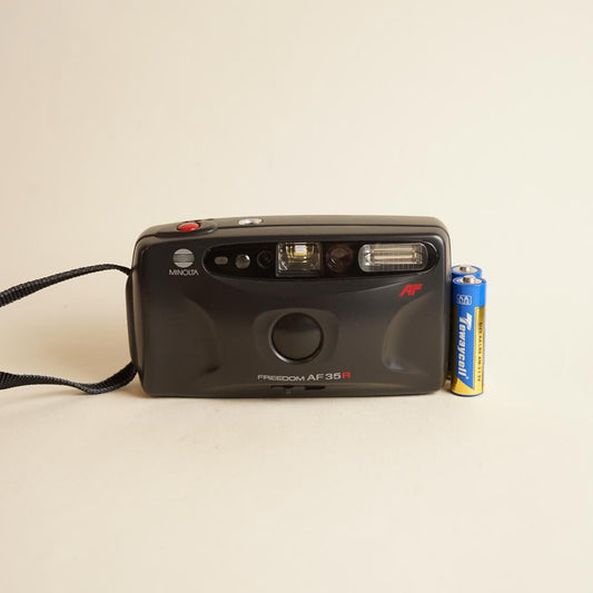 Minolta Freedom AF 35R Film Camera | 35mm Point & Shoot | Tested & Working | Grey