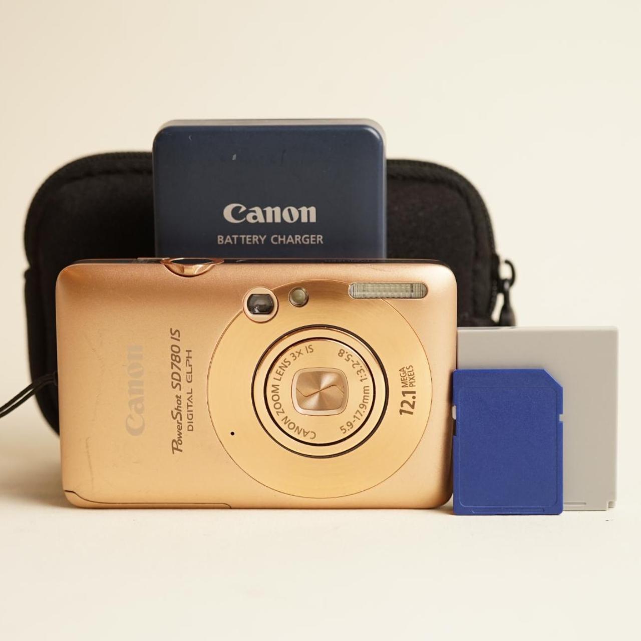 Canon PowerShot SD780 IS Digital Camera | 12MP | Tested & Working | Rose Gold