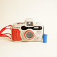Canon SureShot WP-1 Film Camera | 35mm Point & Shoot | Tested & Working | White + Red