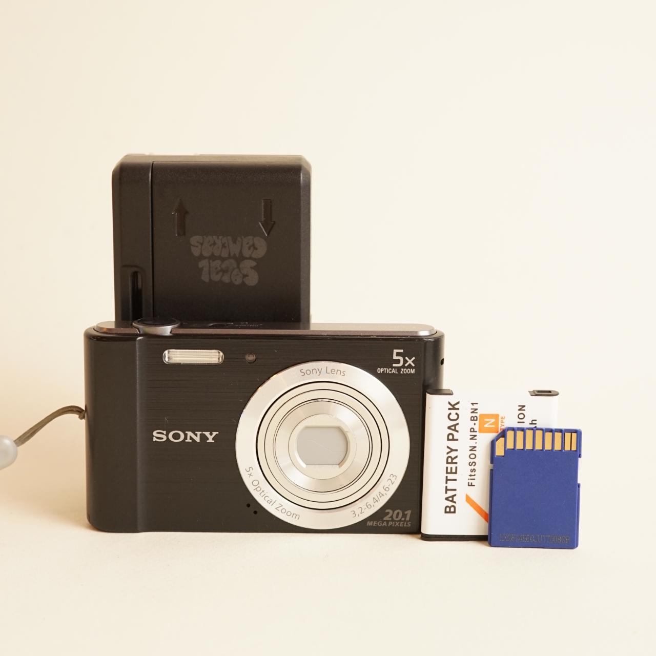 Sony Cyber-shot DSC-W800 Digital Camera | 20.1MP | Tested & Working | Black
