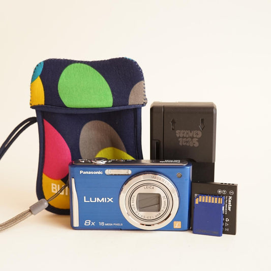 Panasonic Lumix DMC-FH25 Digital Camera | 16.1MP | Tested & Working | Blue