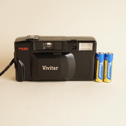 Vivitar PS:30 Film Camera | 35mm Point and Shoot | Tested & Working | Black