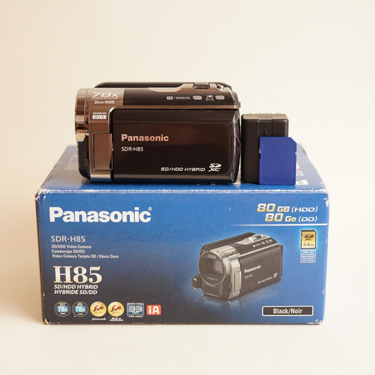Panasonic SDR-H85 Digital Camcorder | Tested & Working | Black