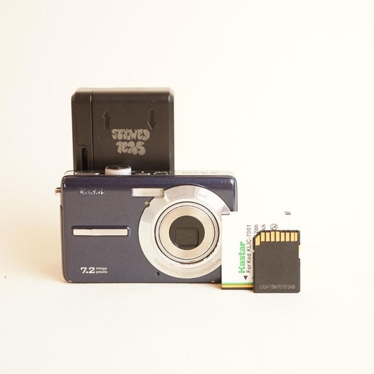 Kodak EasyShare M763 Digital Camera | 7.2MP | Tested & Working | Dark Blue